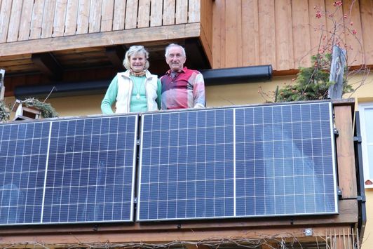 75 jahre altes sanieres Haus mit Balkonkraftwerk von Fritz Hindelang